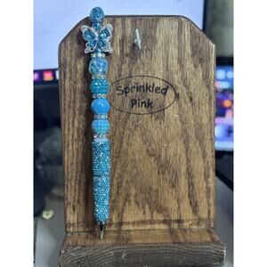 49-20  Handcrafted Extended Length Beaded Pen w/ Refill Ink